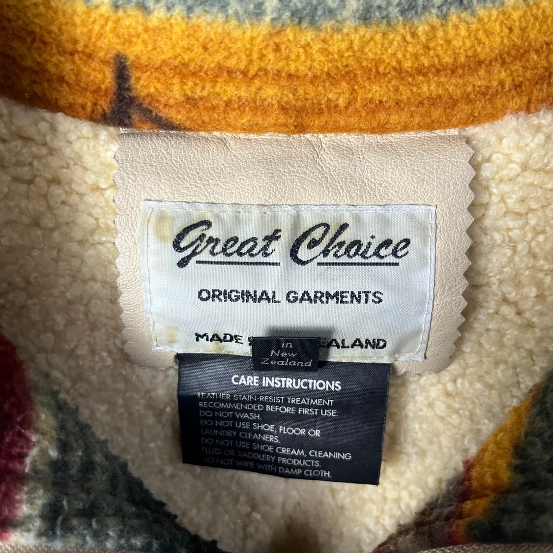 [Great Choice] 90's 뉴질랜드 램스킨 플리스자켓 상품이미지6