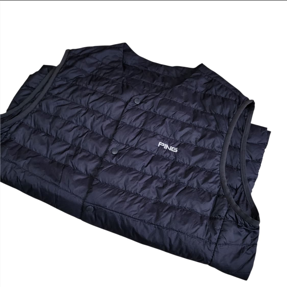 골프웨어 경량패딩조끼 PING핑 100 구스다운 거위털 상품이미지5
