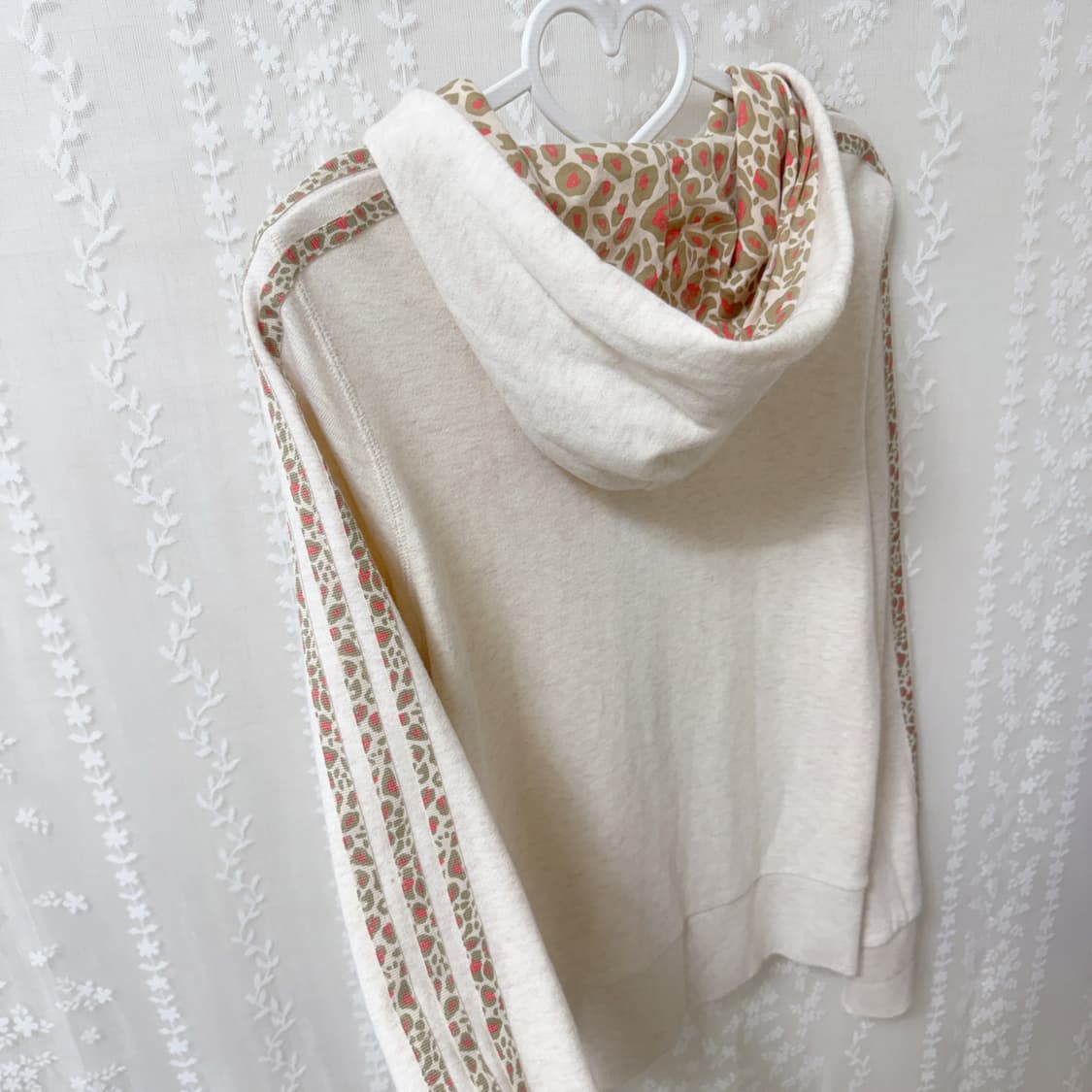 아디다스 희귀 대장 레오파드 후드집업 면 져지 유일매물 호피 코튼 트랙탑 상품이미지6