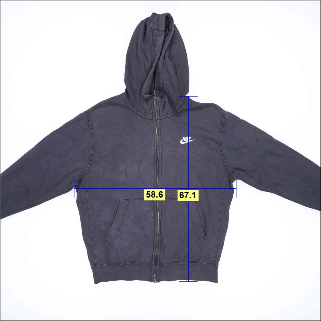 M 나이키 후드집업 자켓 0407H1 상품이미지7