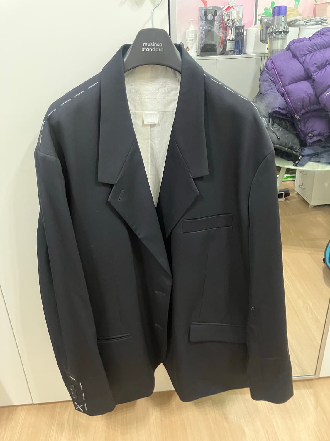 [os] 마르지엘라 h&m 스티치 블레이져 상품이미지2