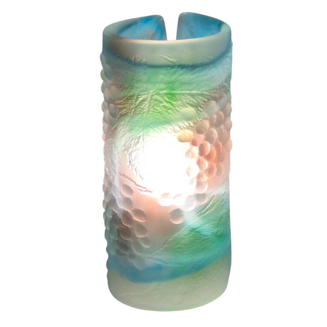 70s 이와타 아트글라스 포도 마블 기둥 램프 상품이미지3