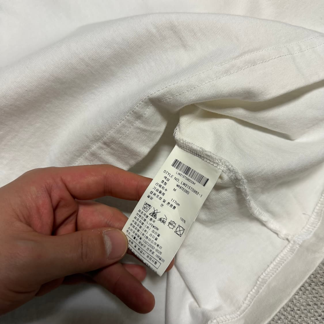 라이프워크 빅로고 반팔티 상품이미지4