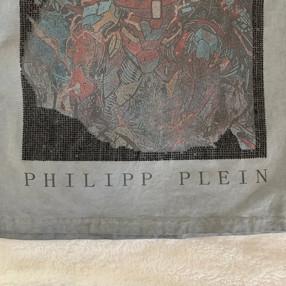 필립 플레인 PHILIPP PLEIN 아이언맨 큐빅 반팔 티셔츠 상품이미지8