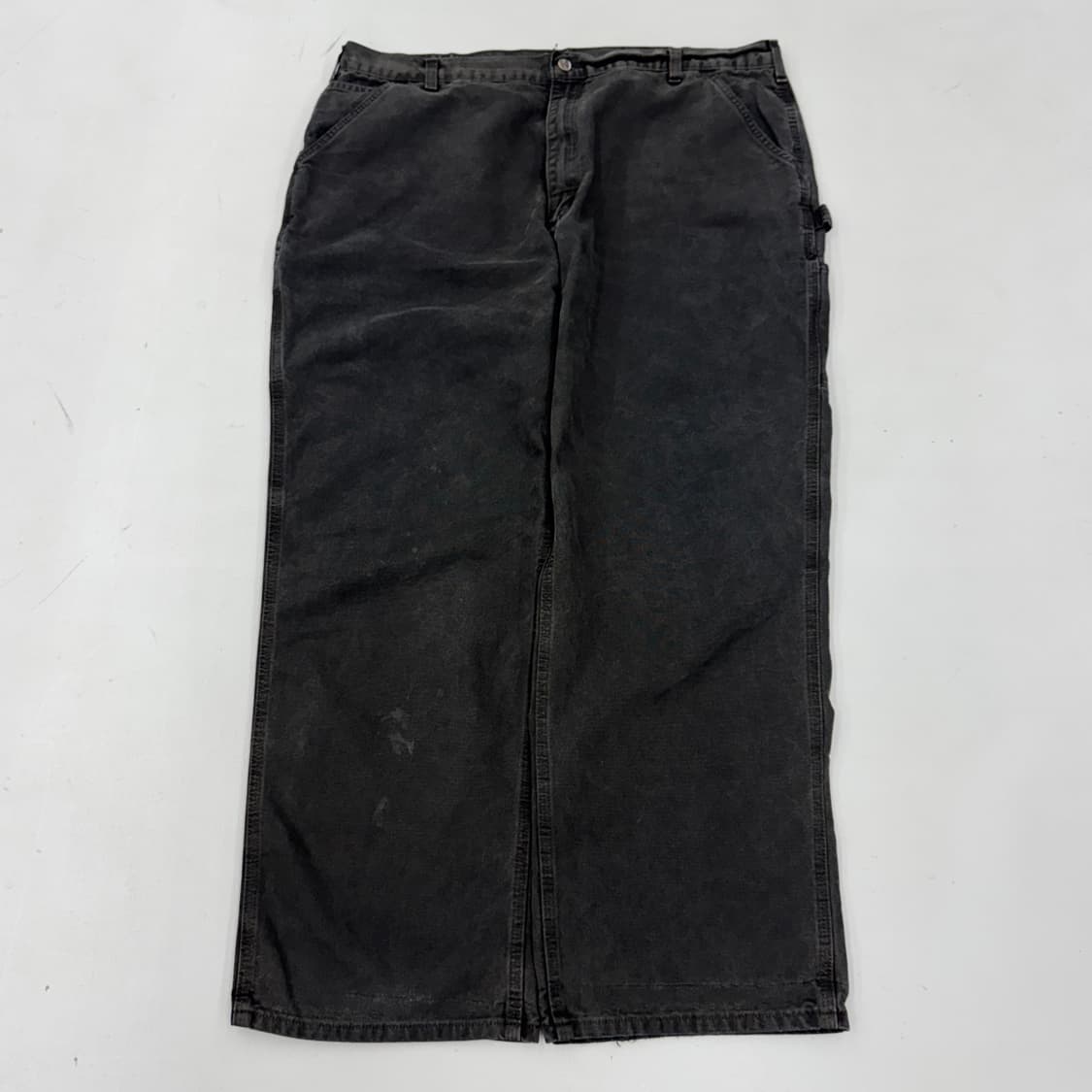 칼하트 OG 가죽패치 카펜터 덕캔버스 와이드 워크팬츠 상품이미지2