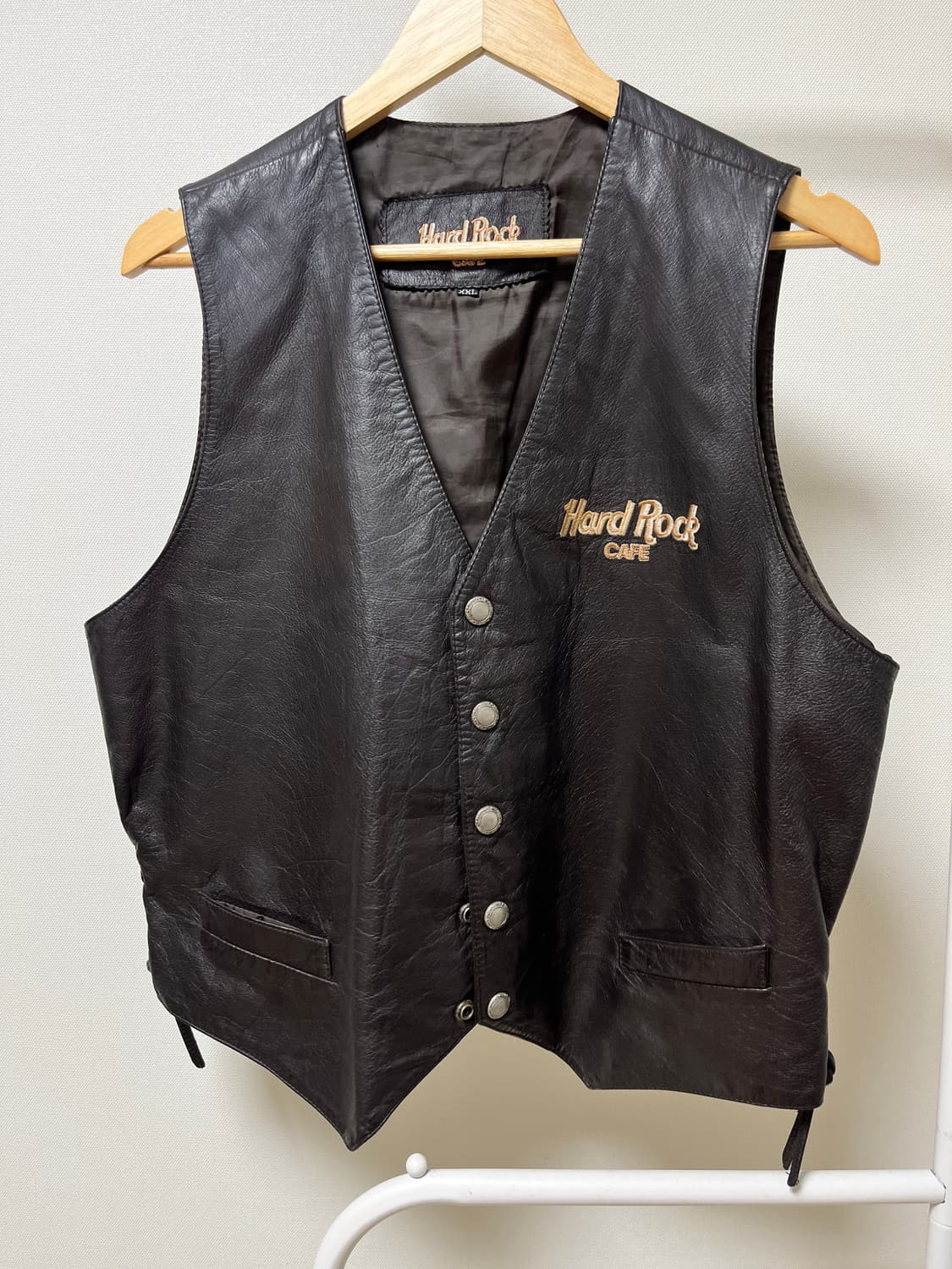 Hard Rock Cafe 가죽 조끼 하드락카페 상품이미지1