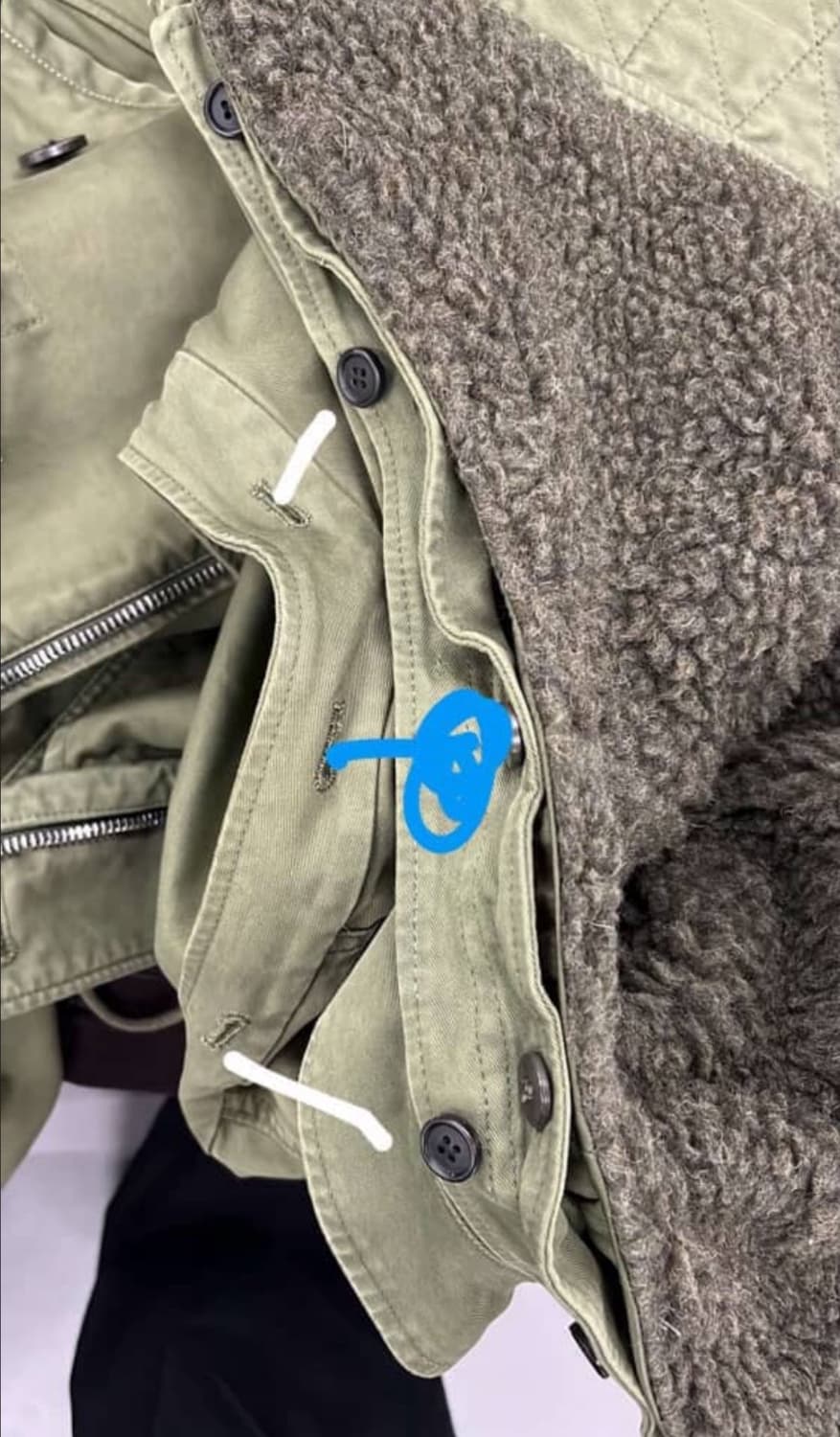 prada 프라다 23fw 롱 파카 야상 코트 46 상품이미지5