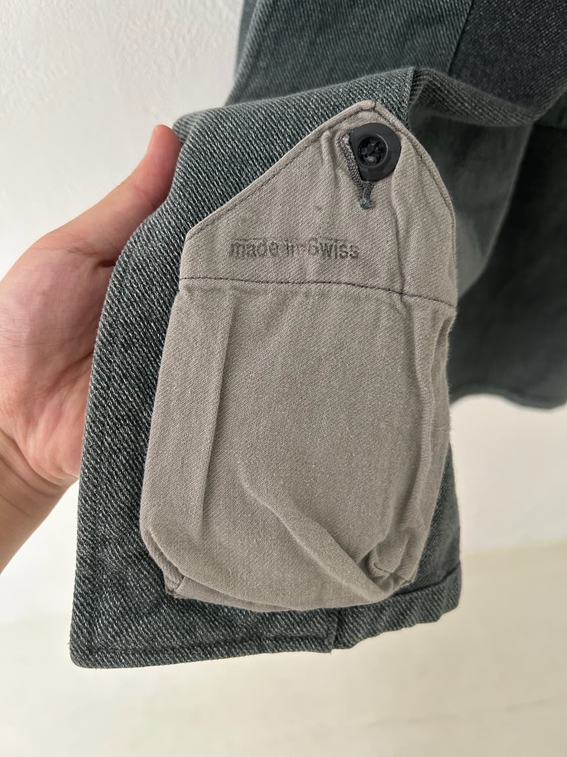 50-60's Swiss army denim Fatigue  Jacket 상품이미지6