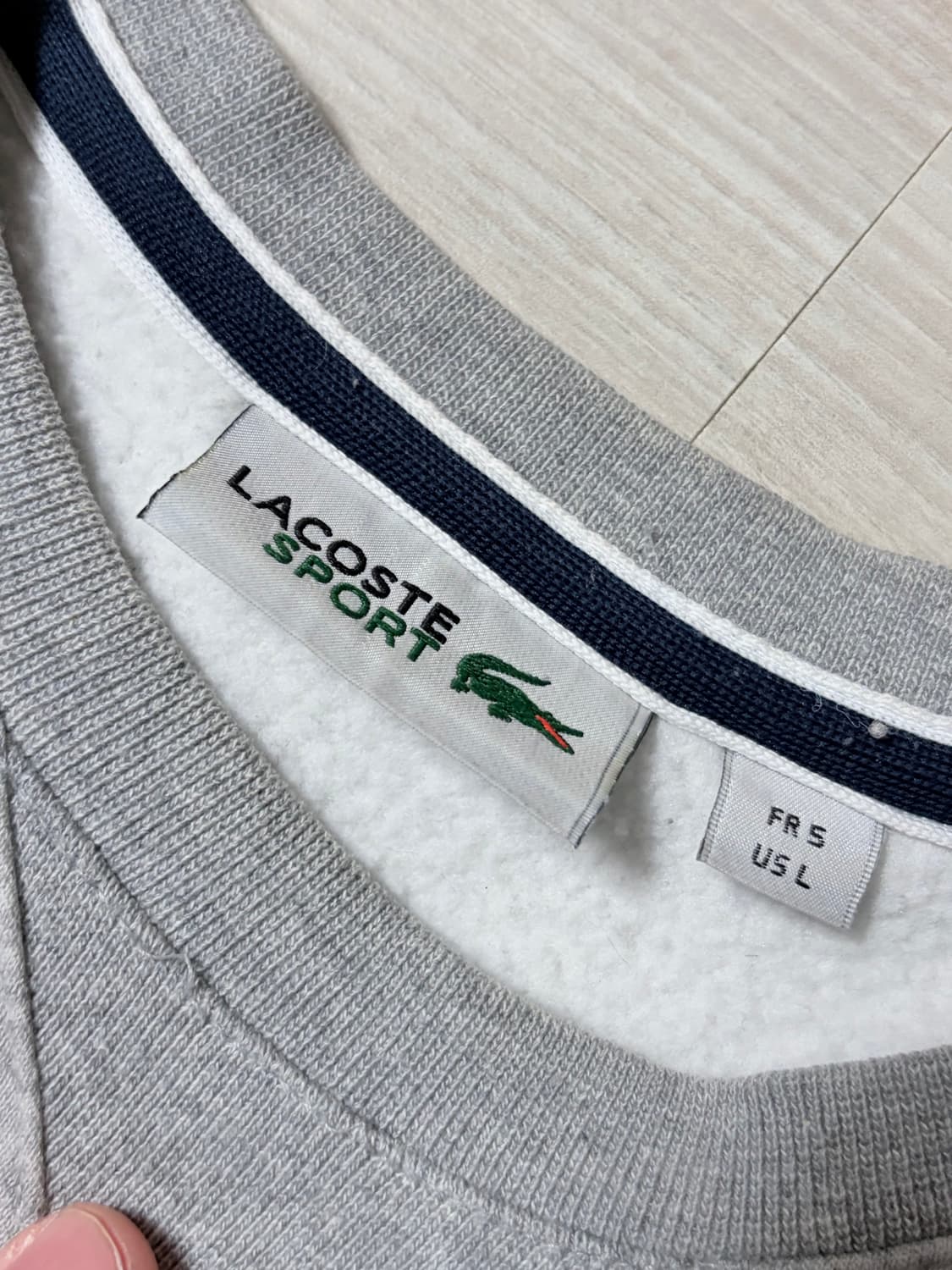 라코스테 기모 맨투맨 상품이미지2