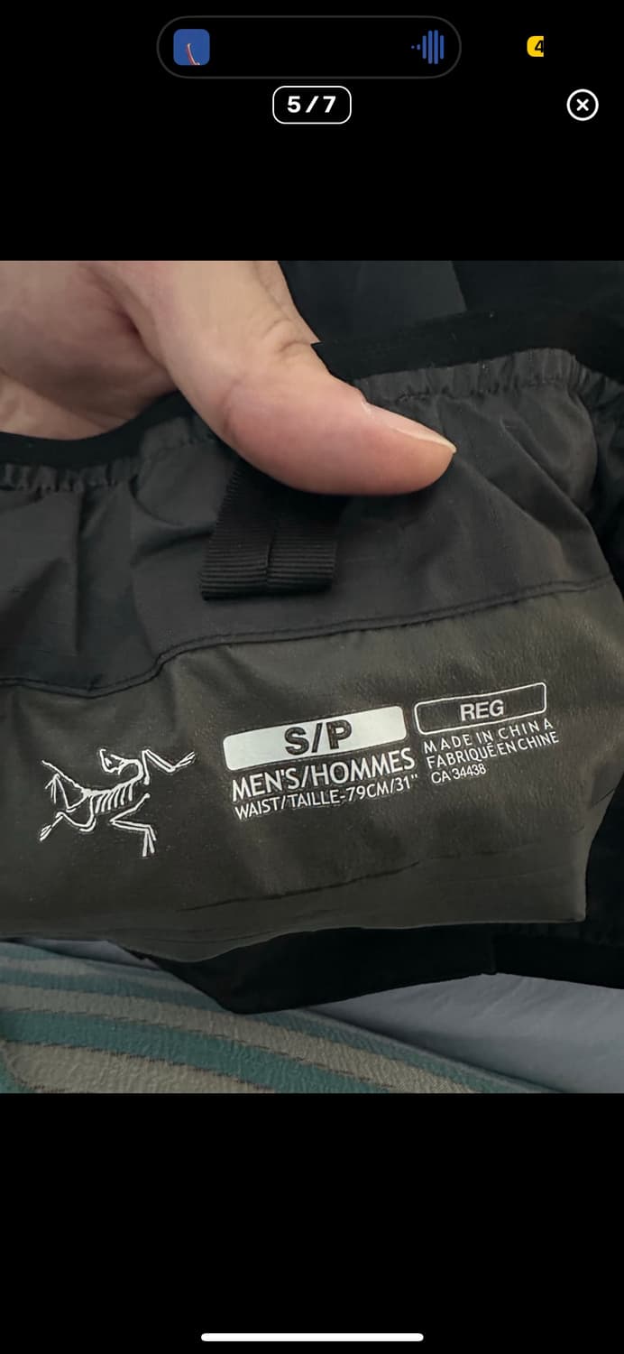 아크테릭스 제타 sl 팬츠 s 사이즈 상품이미지4