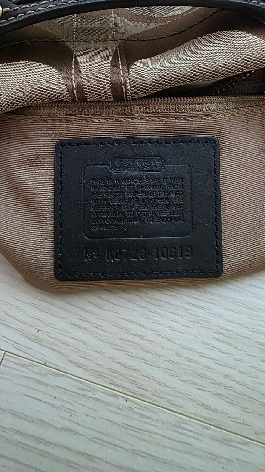 코치 시그니처 턴록 소호백 00s y2k 상품이미지9