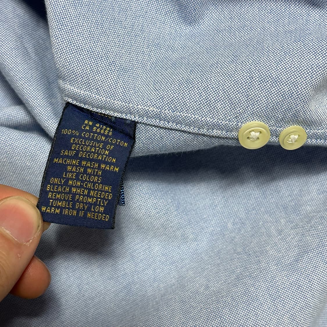 M 폴로랄프로렌 포켓 자수 옥스포드 셔츠  상품이미지5