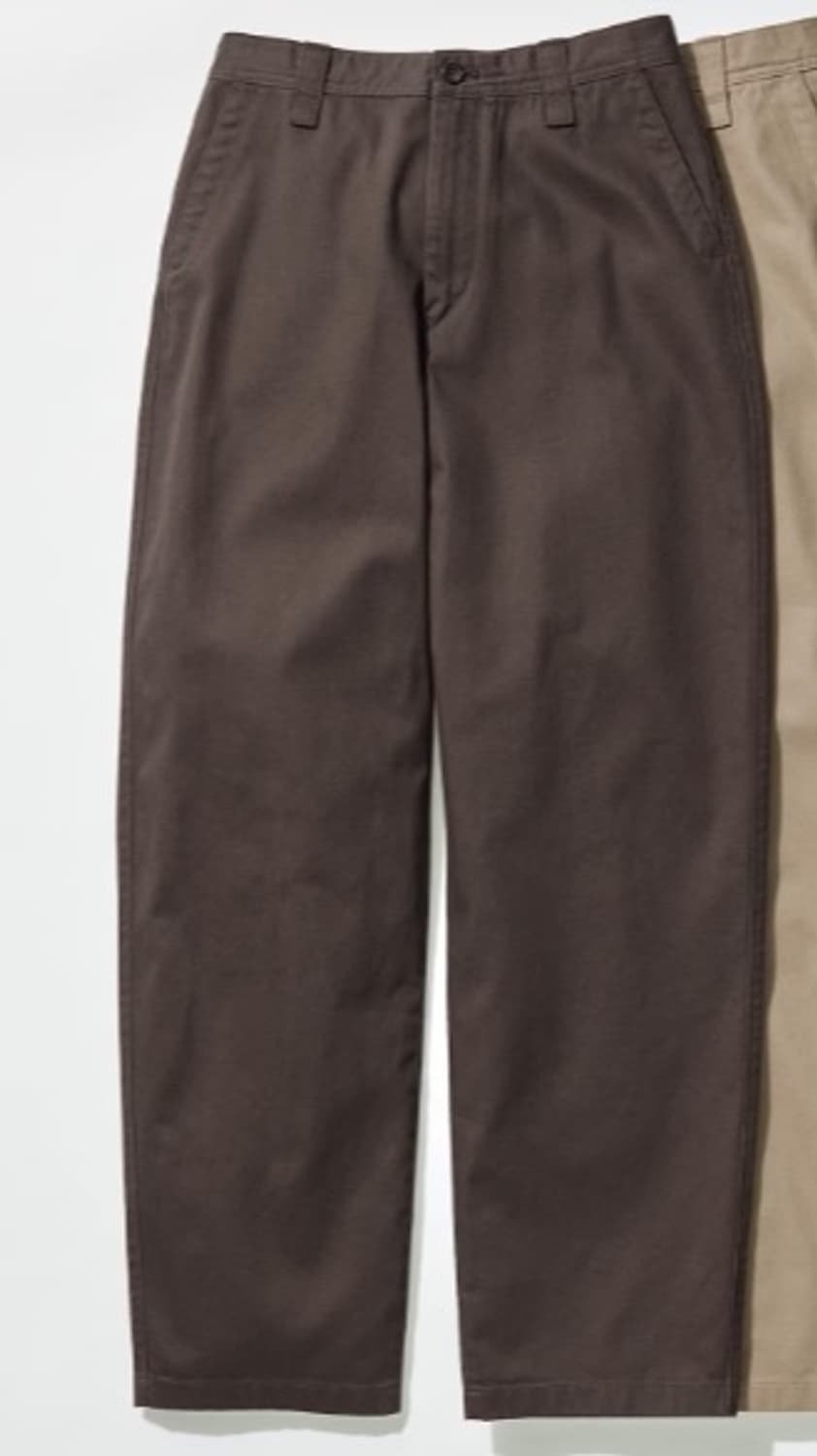 유니클로 - 와이드핏 치노 팬츠 (73) 상품이미지1