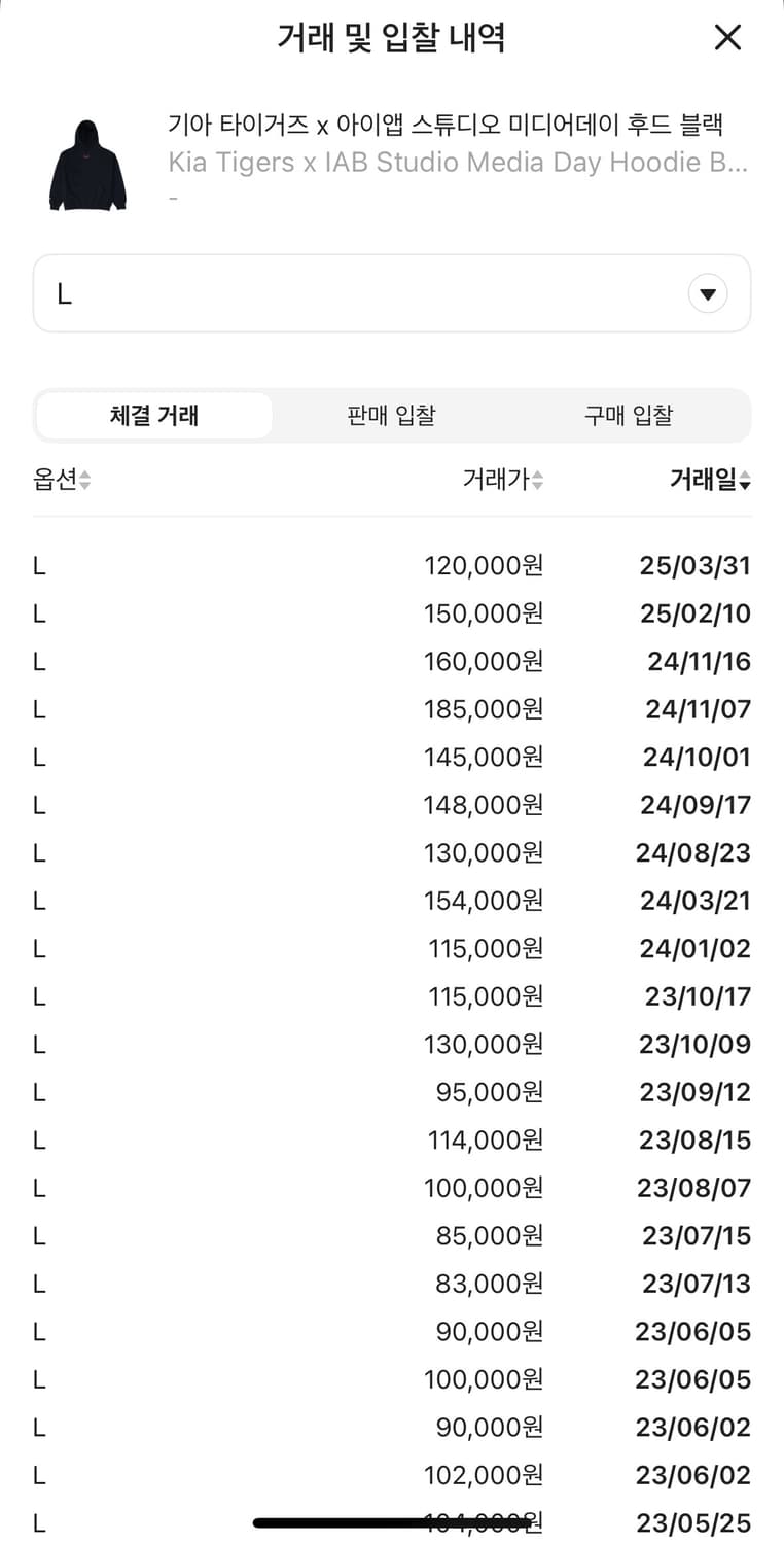 아이앱 기아타이거즈 후드티 상품이미지3