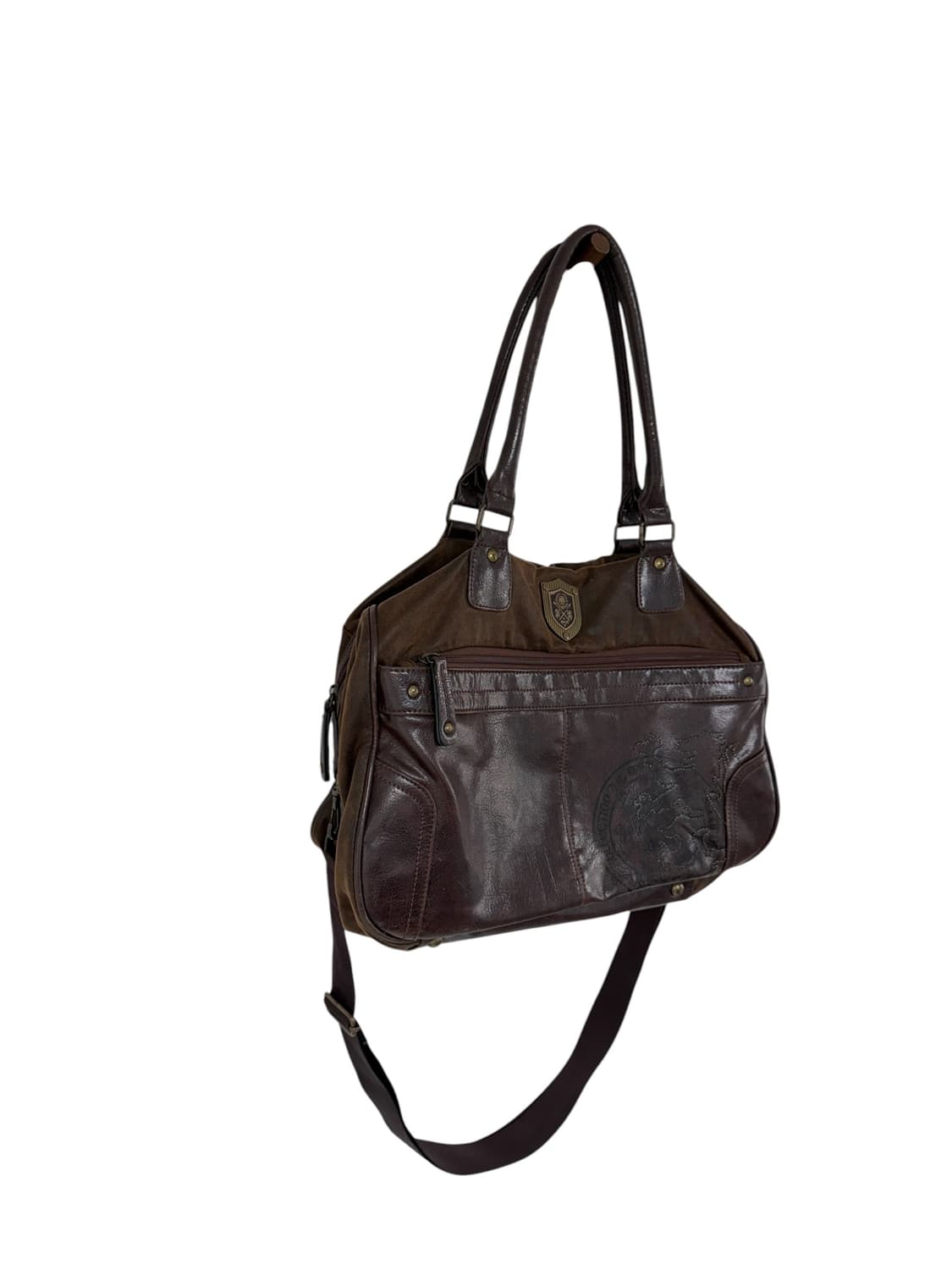 Exr 스웨이드 투웨이 숄더백 상품이미지2