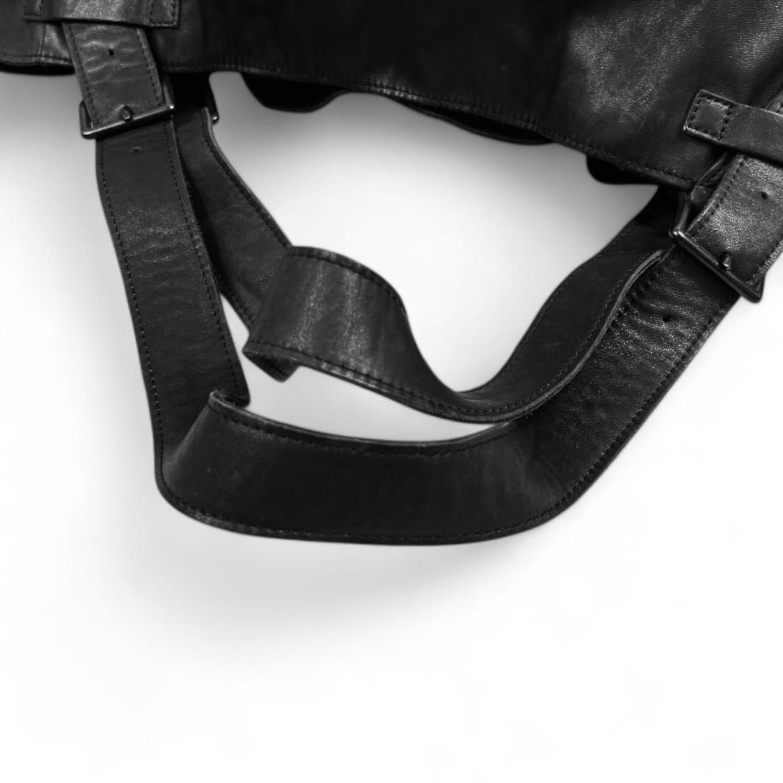 요지 야마모토 소가죽 토트백 상품이미지4