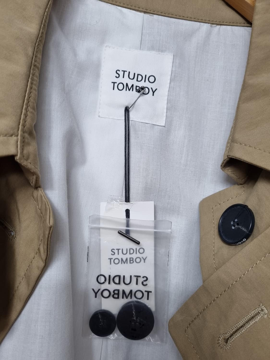 택포 (새상품) 톰보이 트렌치코트 free 상품이미지6