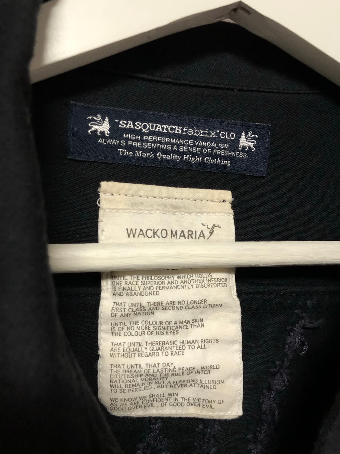 사스콰치패브릭스 X 와코마리아 셔츠자켓 상품이미지7