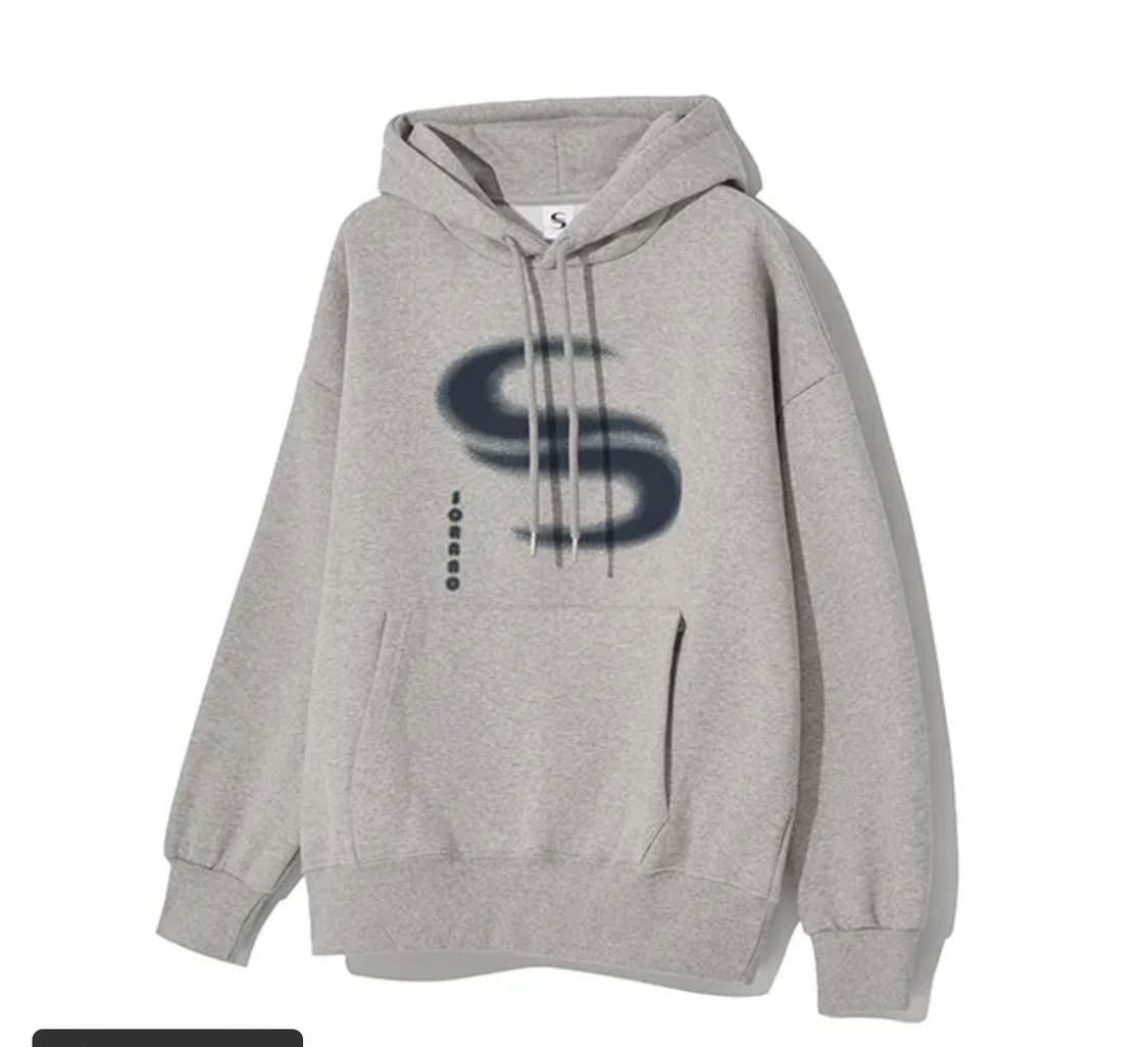 소라노 후드티 회색 상품이미지1