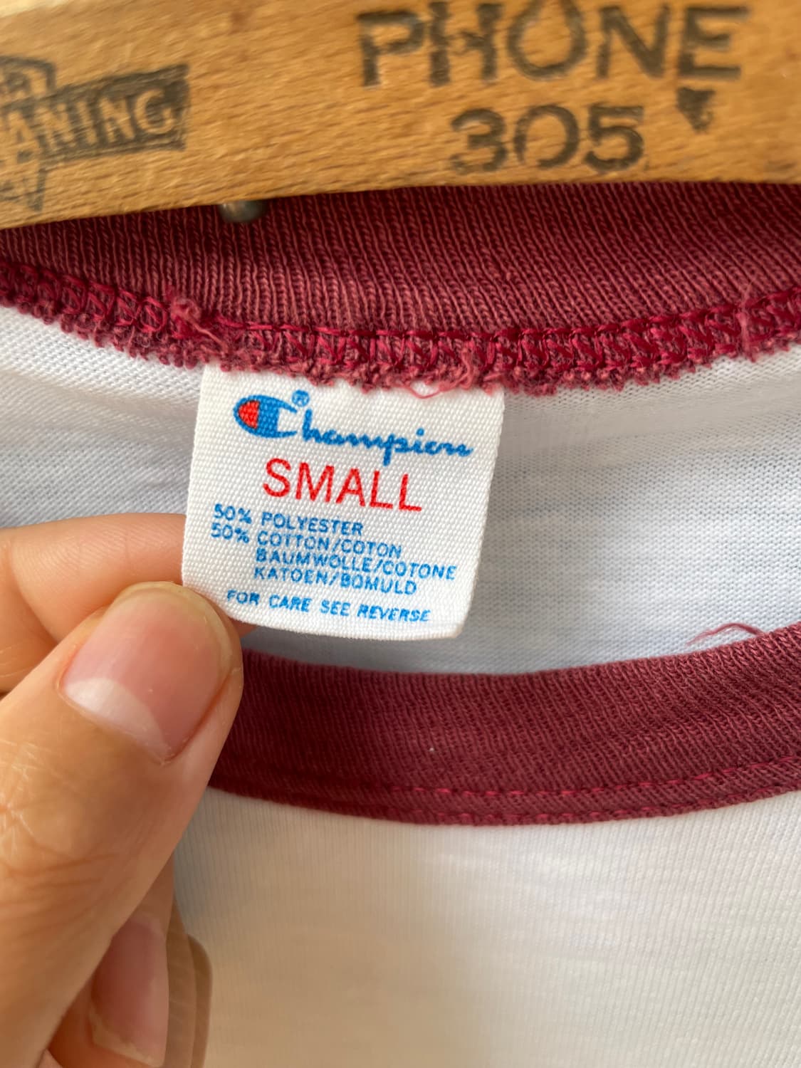1980-90s Vintage Champion Ringer T-shirt 상품이미지3