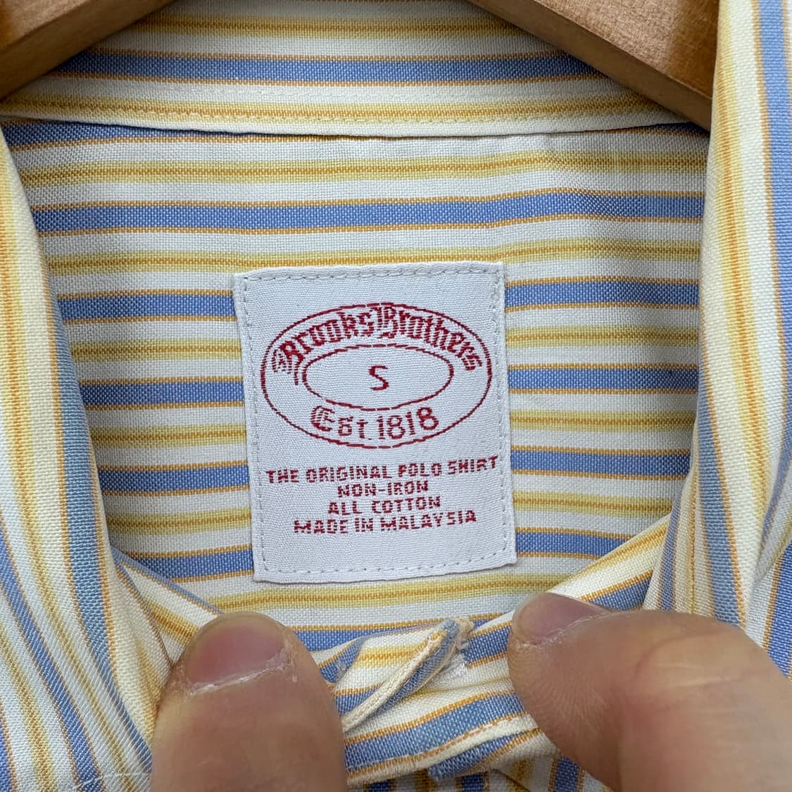 브룩스브라더스 스트라이프 셔츠 남성 L 상품이미지4