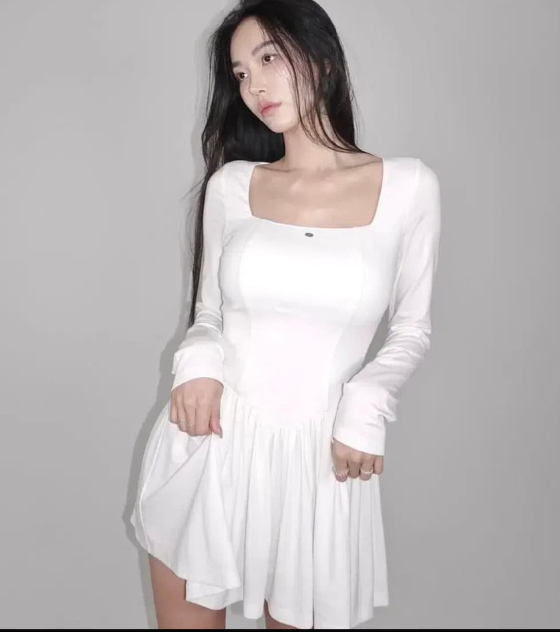 페일제이드 스케이터 원피스 화이트 1사이즈 상품이미지1