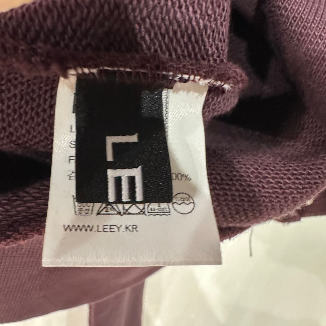 LEEY 건프린트 크롭 후드집업 FREE 상품이미지3