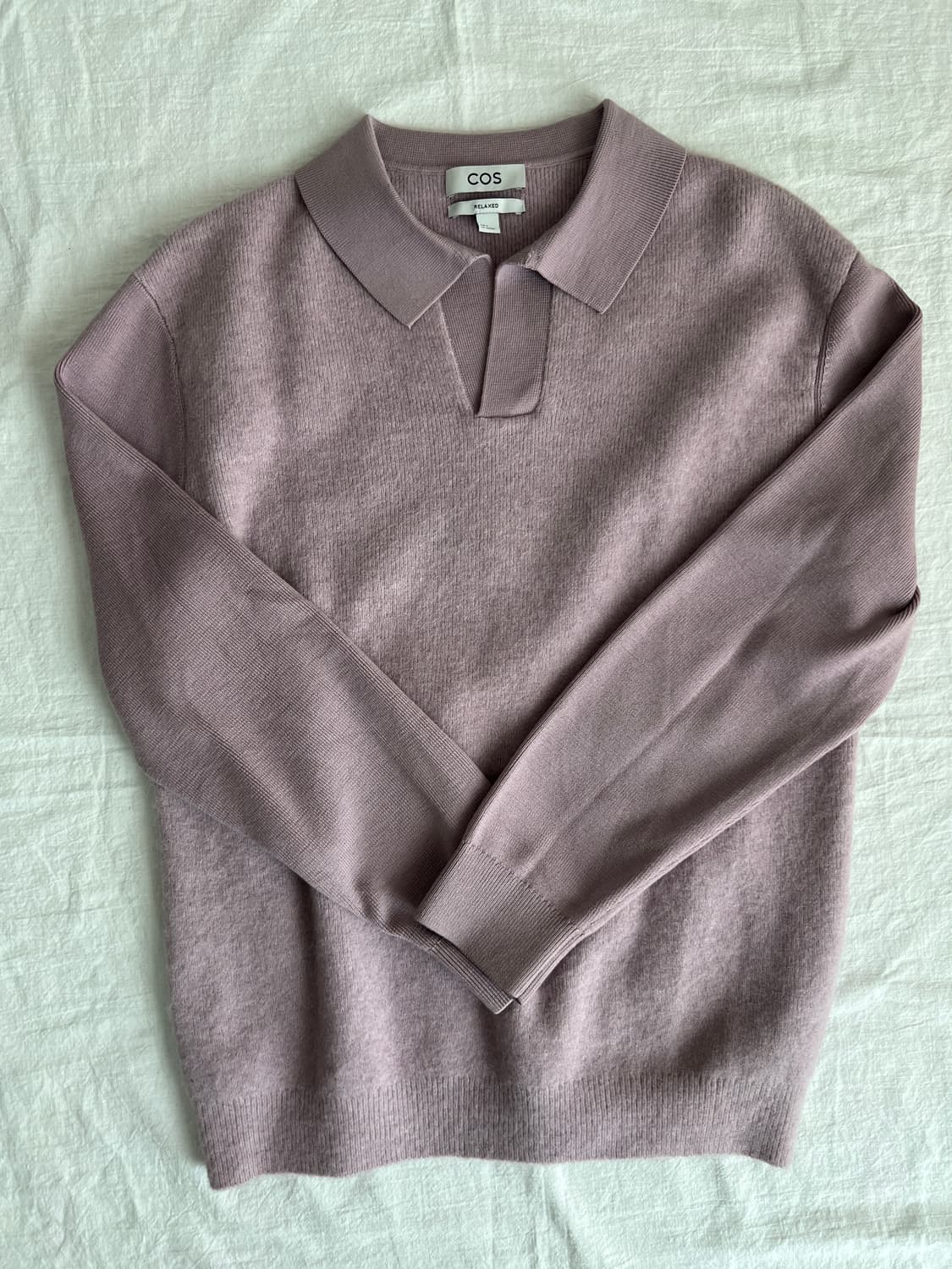 COS(코스)/폴로니트 핑크/S 상품이미지1