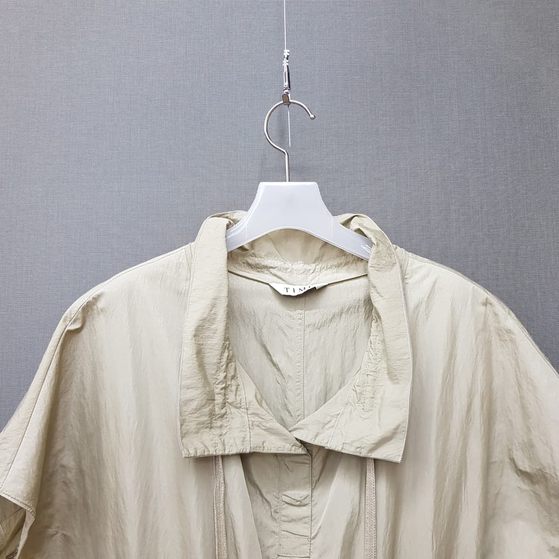 한섬 타임 2021 플리츠 믹스 원피스 82-94-160사이즈 상품이미지3