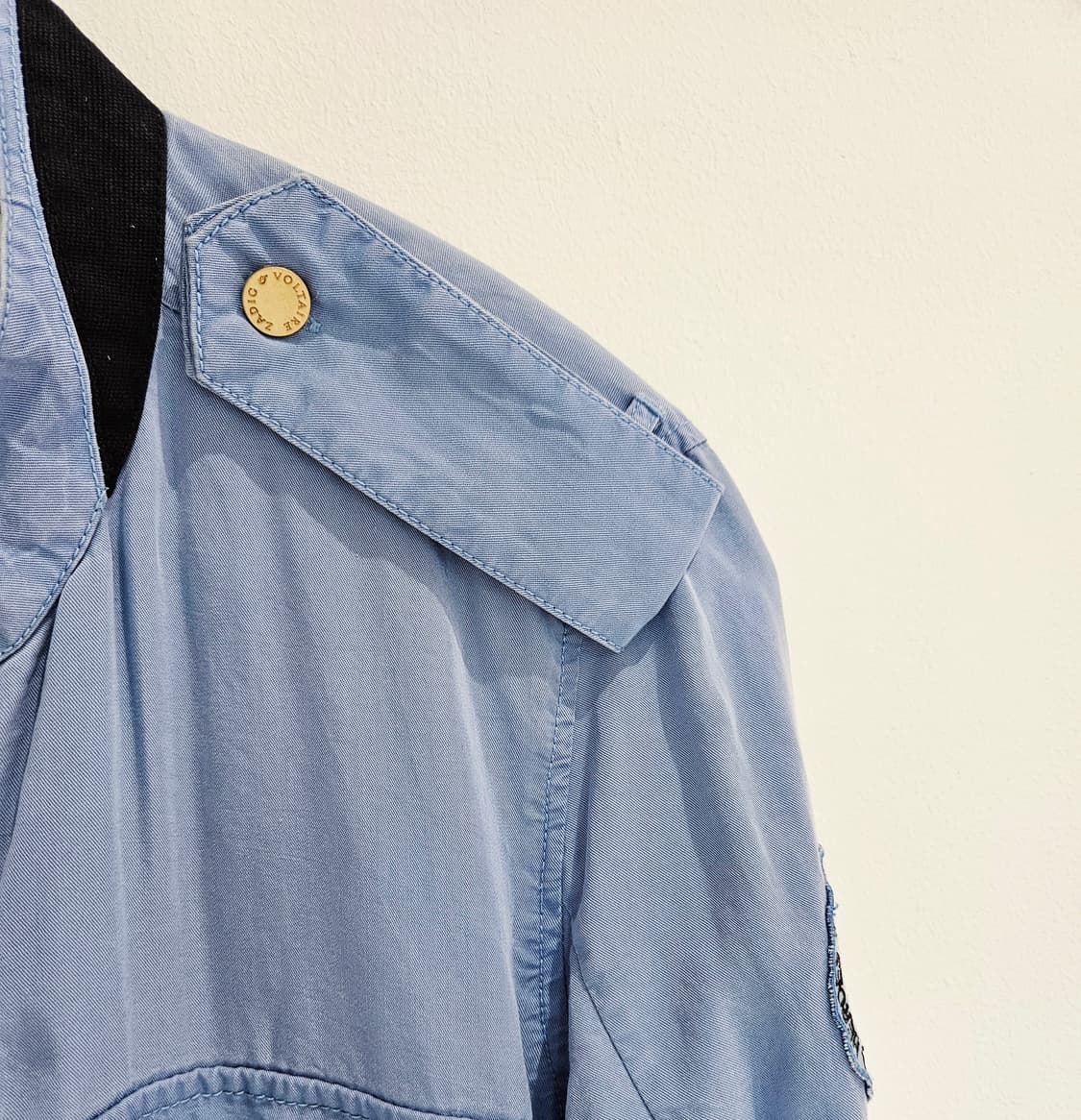 자딕앤볼테르 스컬 자수 여성 데님 자켓 M 상품이미지4