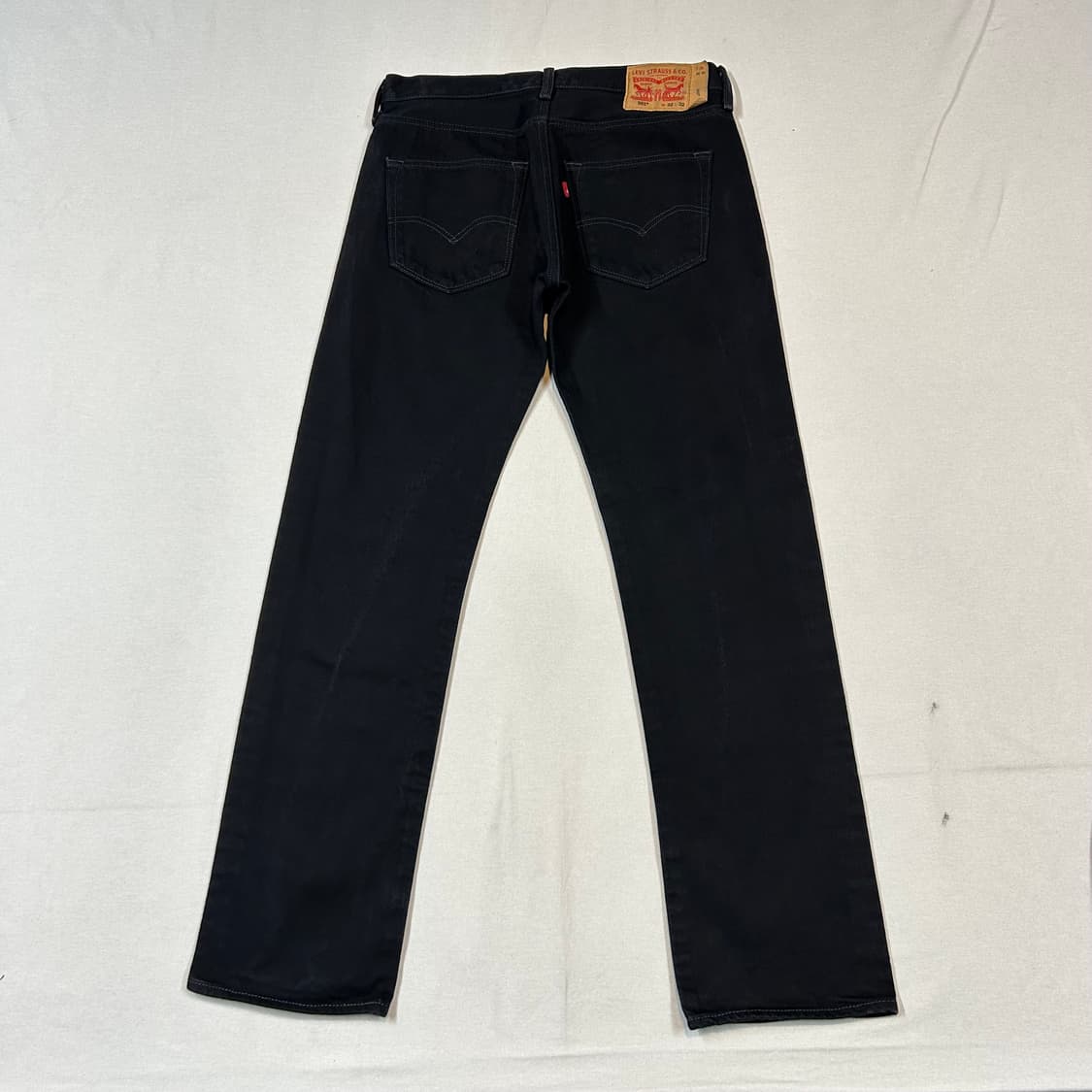 32inch) 리바이스 501 버튼플라이 흑청 블랙 데님 청바지 상품이미지1