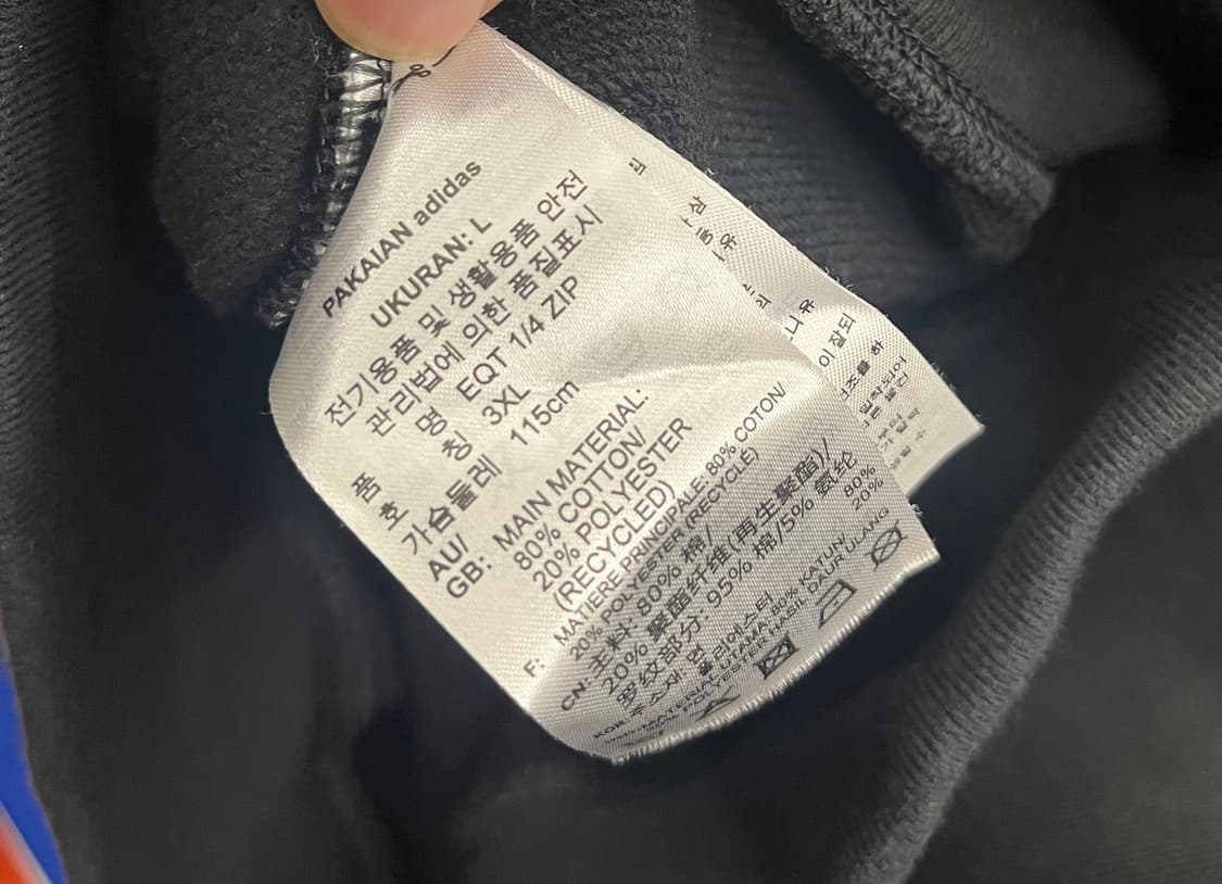 아디다스 Equipment 하프집업 블랙 상품이미지9