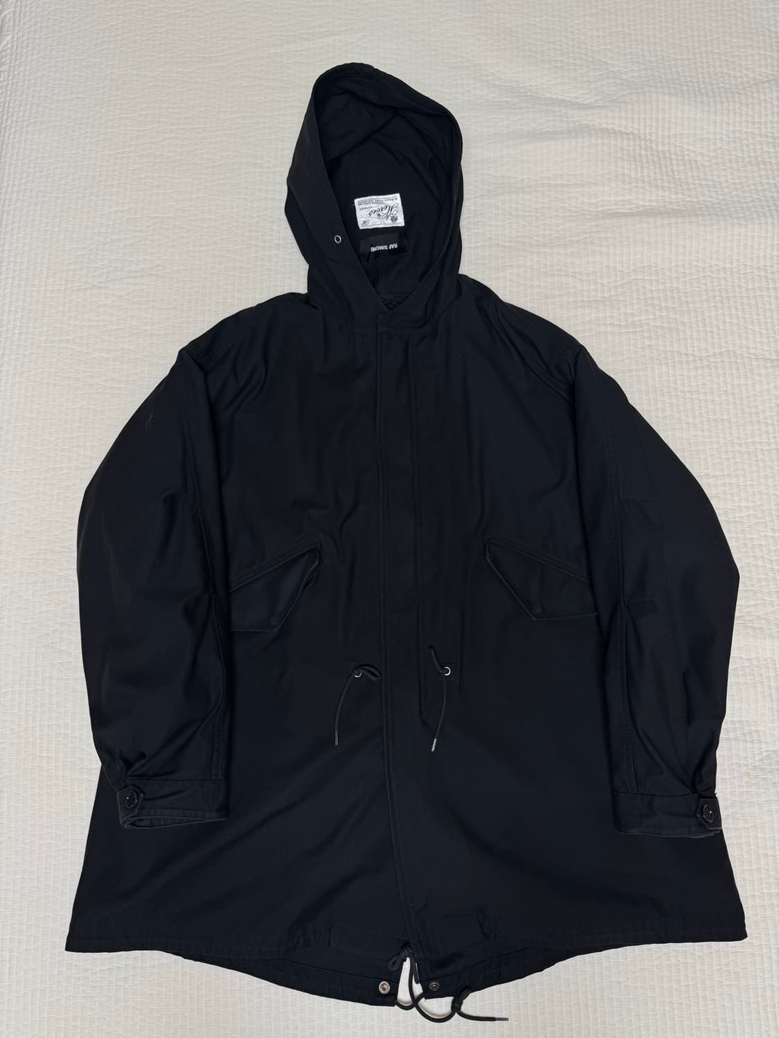 라프시몬스 19AW 백 프린트 코튼 파카 46 상품이미지4