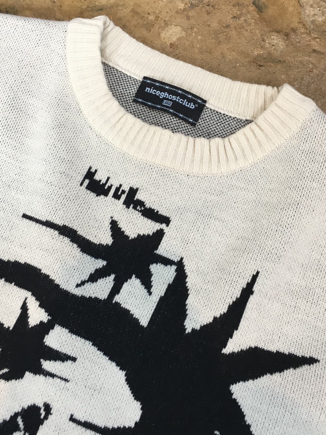 나이스고스트클럽 니트 상품이미지7