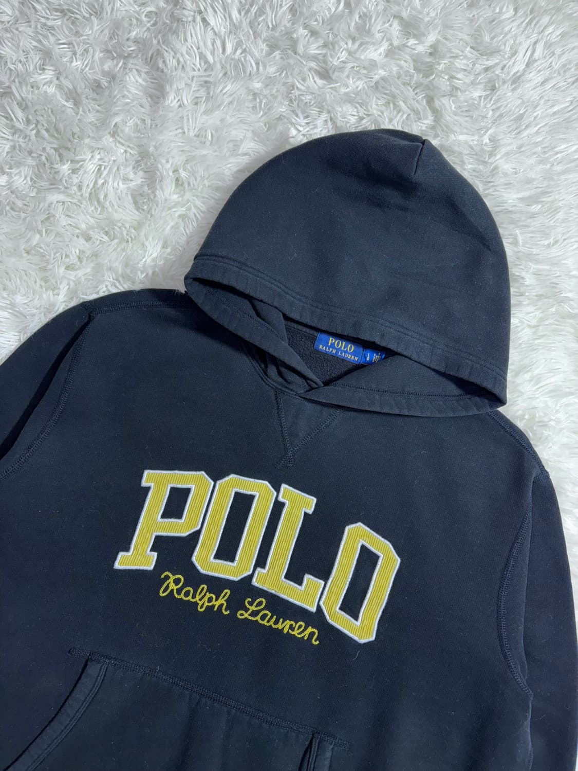 폴로 랄프로렌 블랙 빅로고 후드  상품이미지4