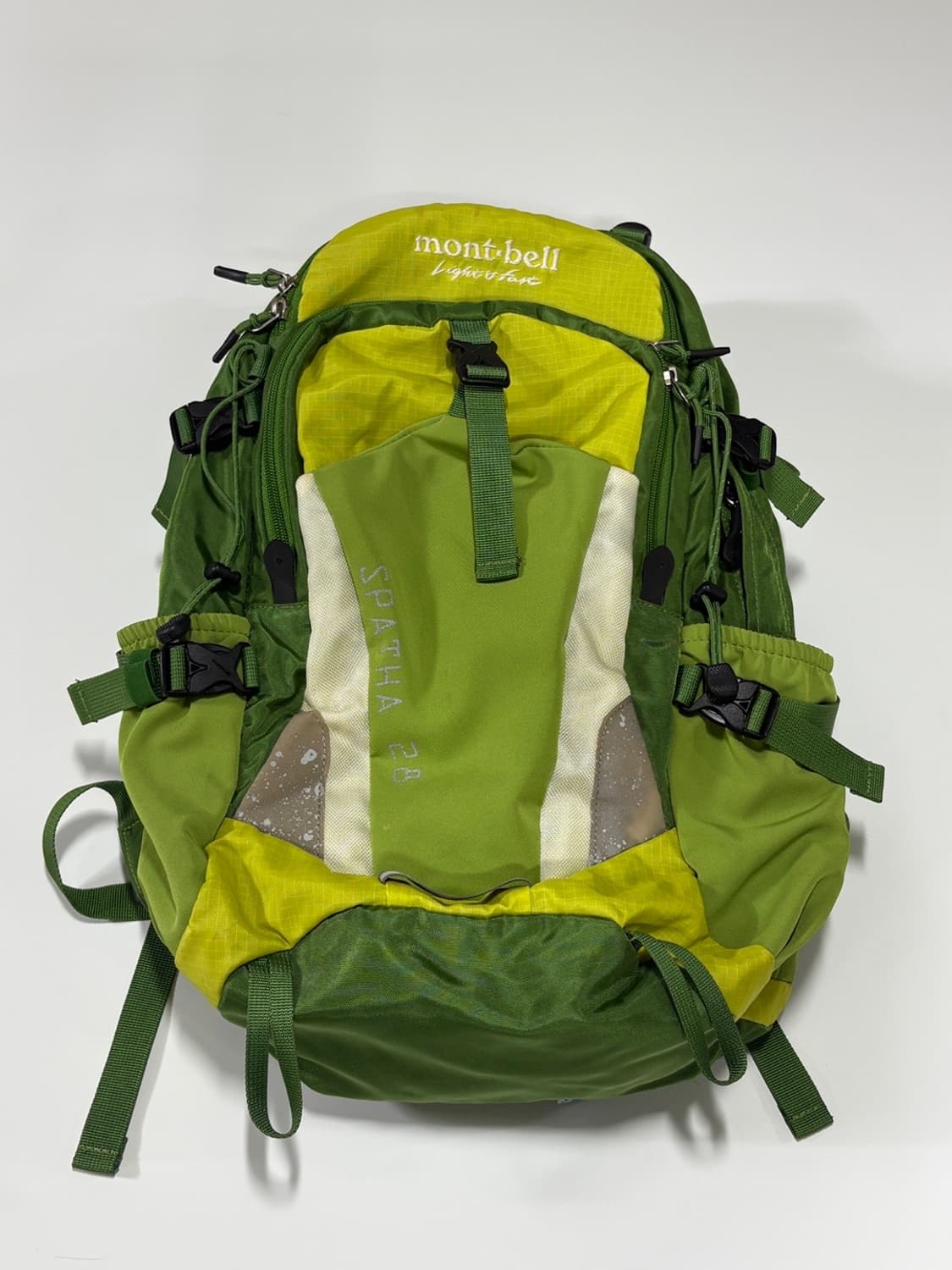 몽벨(Montbell) 스파타(Spatha) 28L 라임 그린 배낭 상품이미지1
