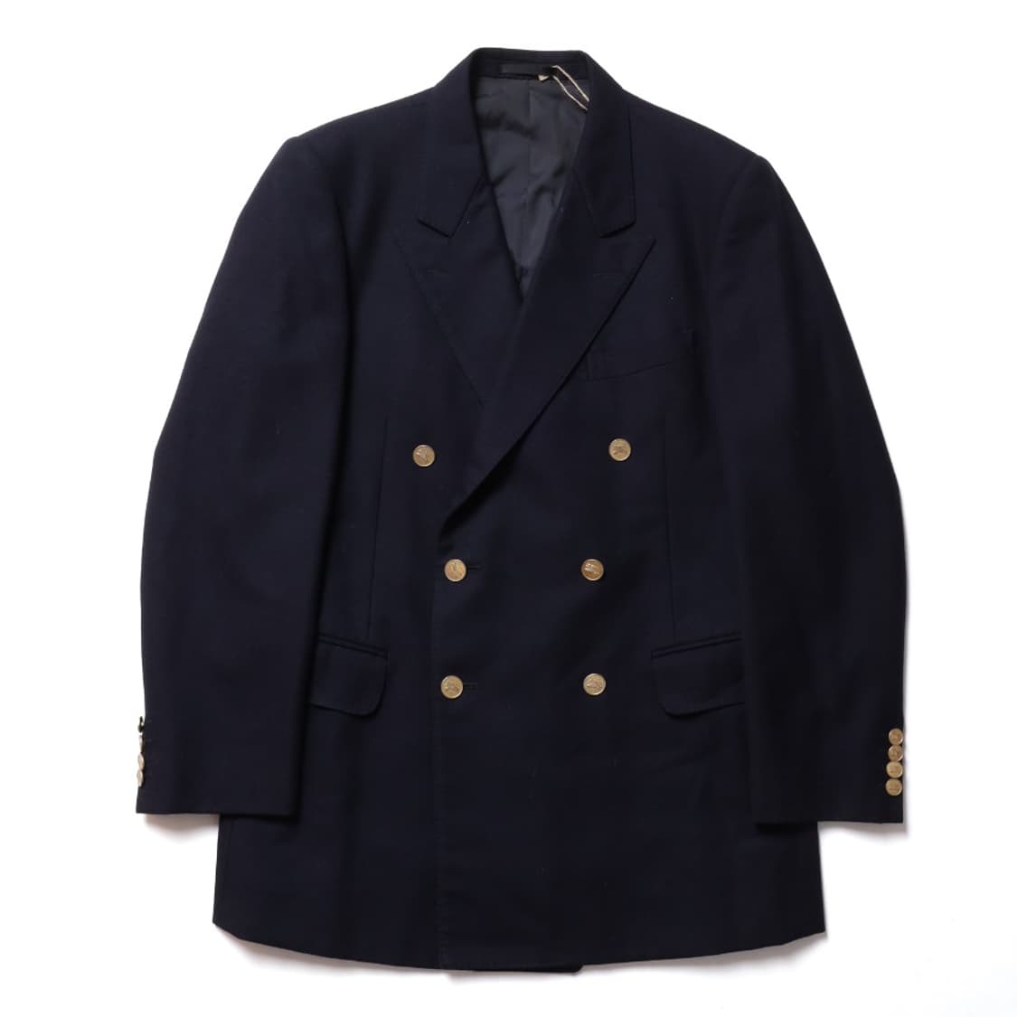 Burberrys Gold Button Double Wool Blazer 상품이미지1