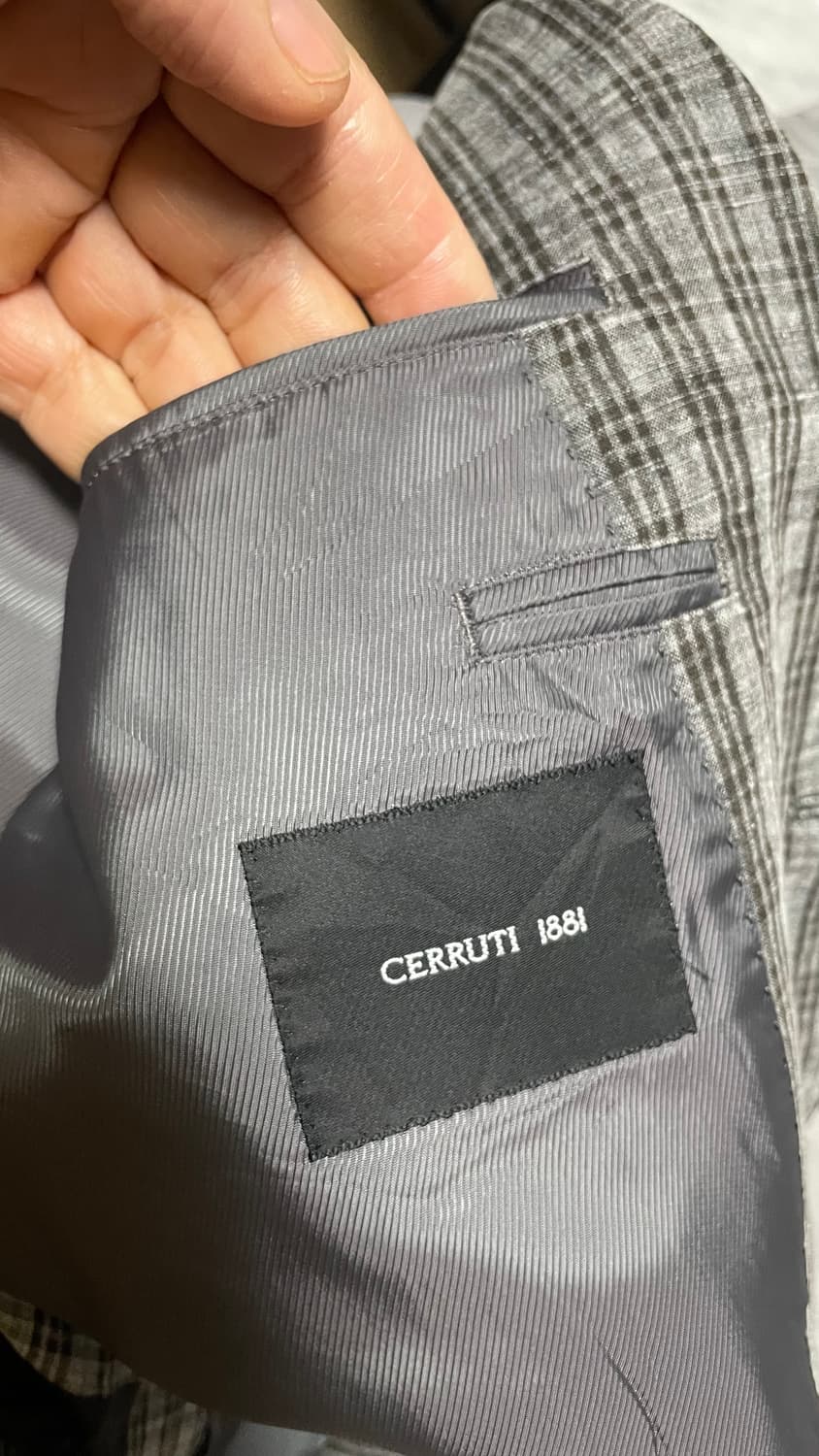 [CERRUTI 1881] Pure Linen Check Blazer 상품이미지9