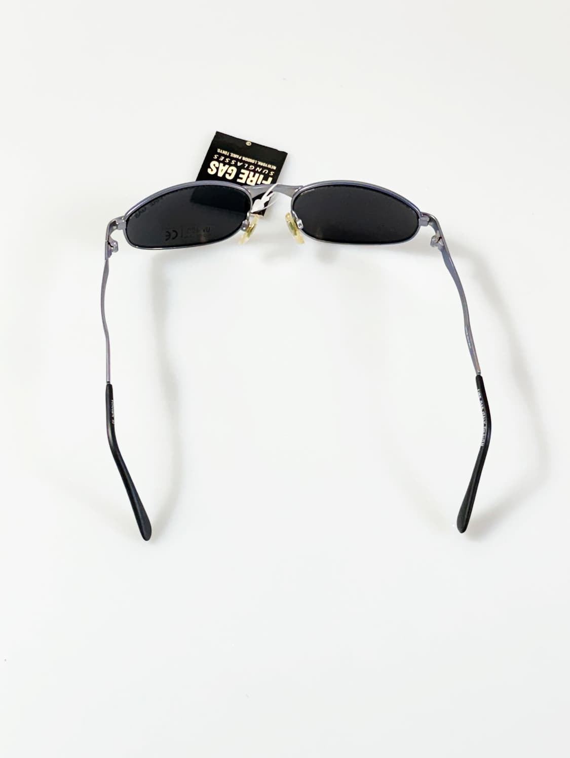 90s FIRE GAS 블루 메탈릭 오벌 프레임 빈티지 선글라스 상품이미지5