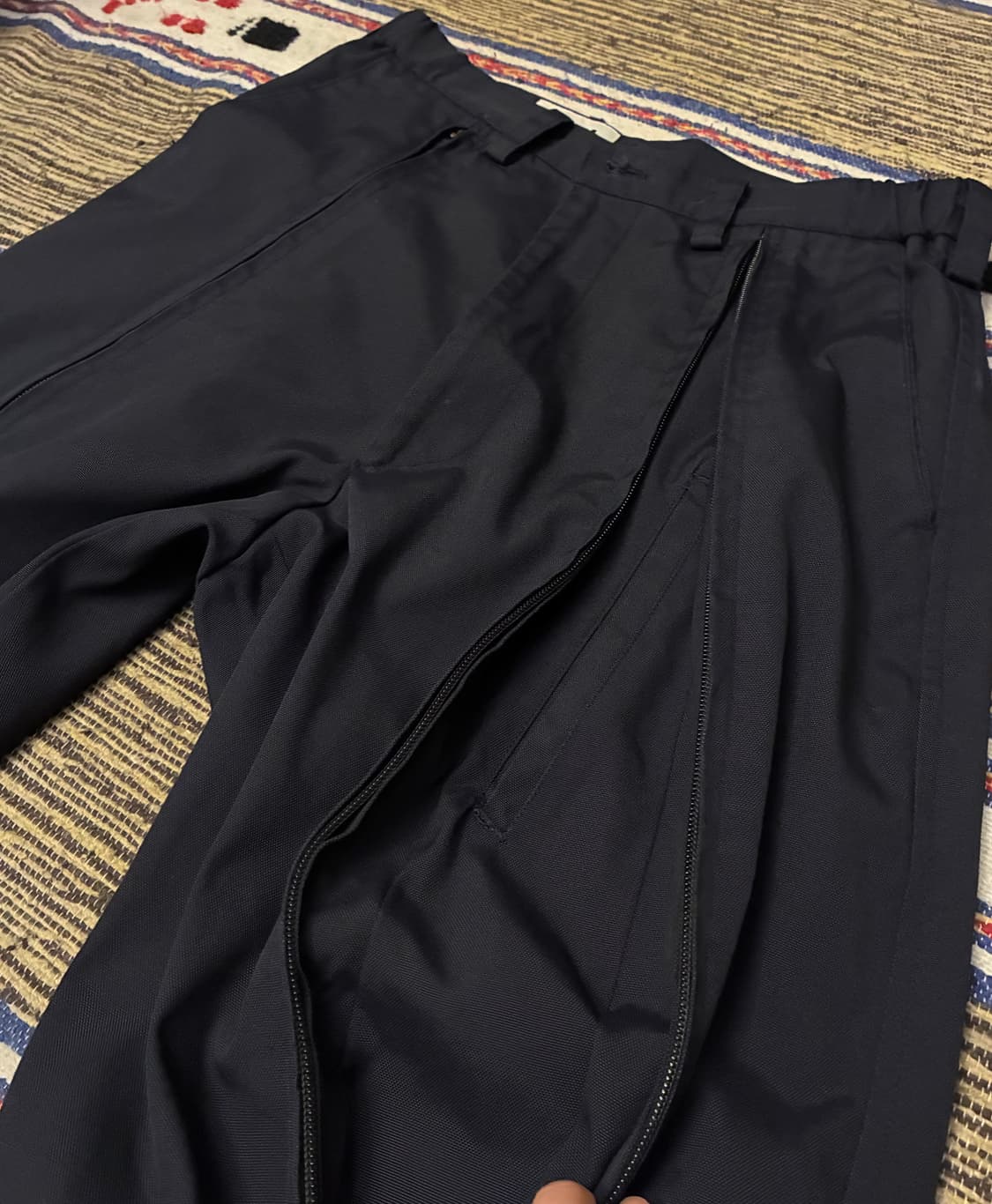 (30~32)Goi own 고이 오운 코튼 나일론 히든 지퍼 커브 팬츠  상품이미지5