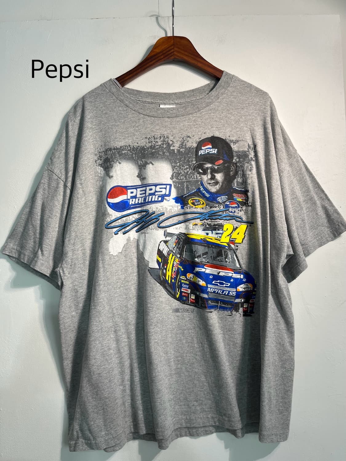 Pepsi 팹시 레이싱 티셔츠 2XL 상품이미지1