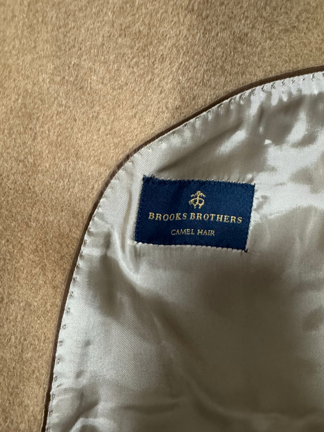 브룩스 브라더스 카멜 헤어 코트 38r 상품이미지3