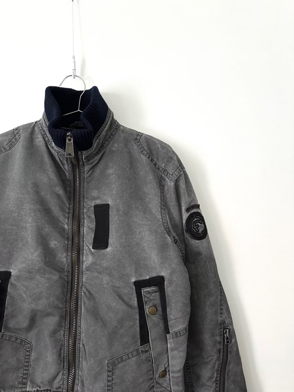 FIRETRAP sporty bomber jacket / silver 상품이미지3