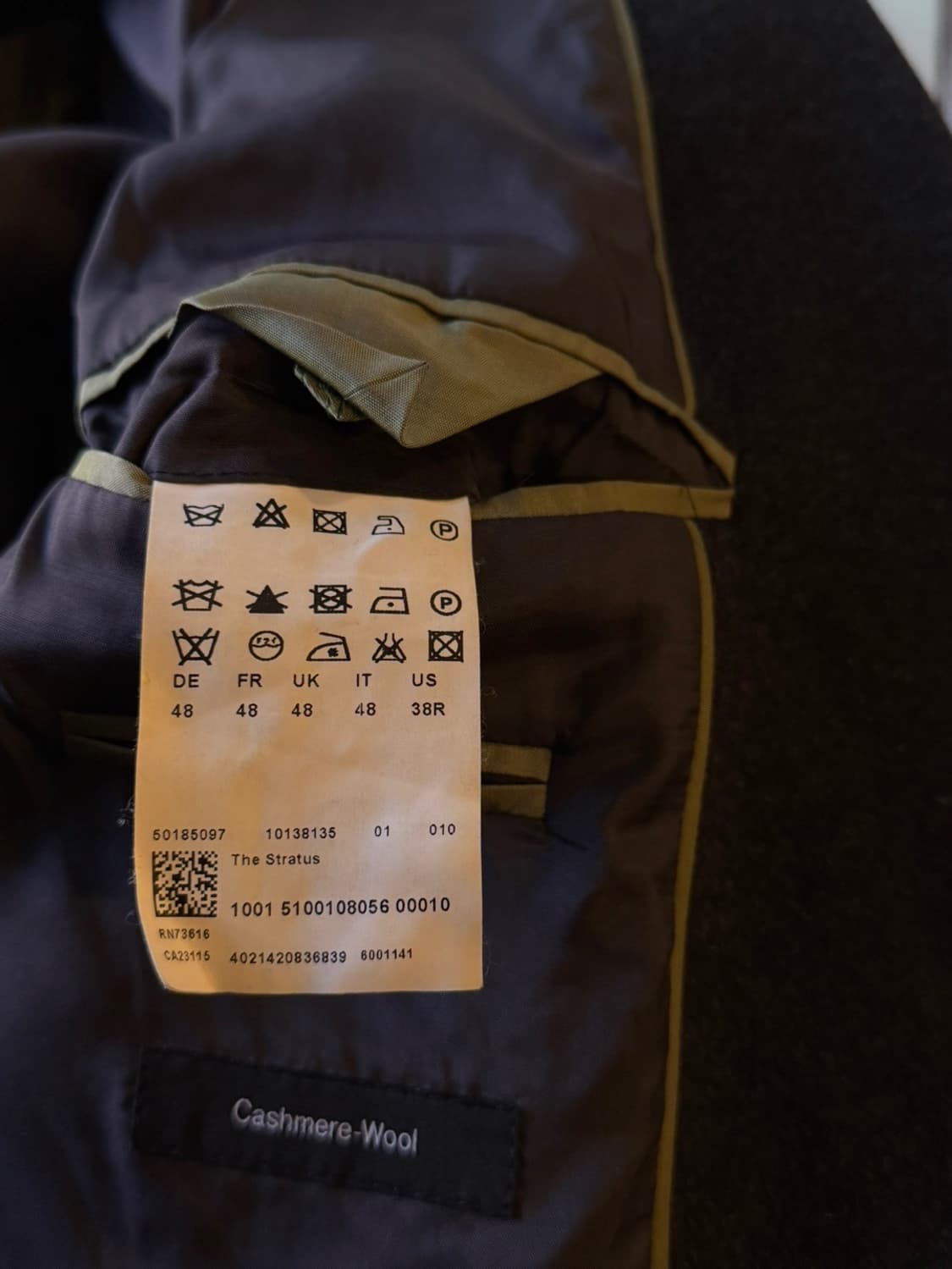 휴고보스 헤비멜톤울 코트 100 상품이미지9