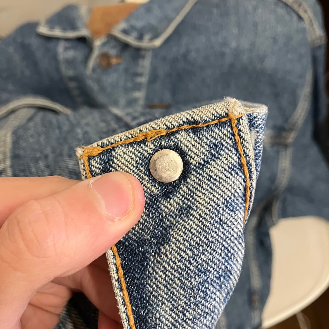 N133 90s 리바이스 데님 청자켓 상품이미지6