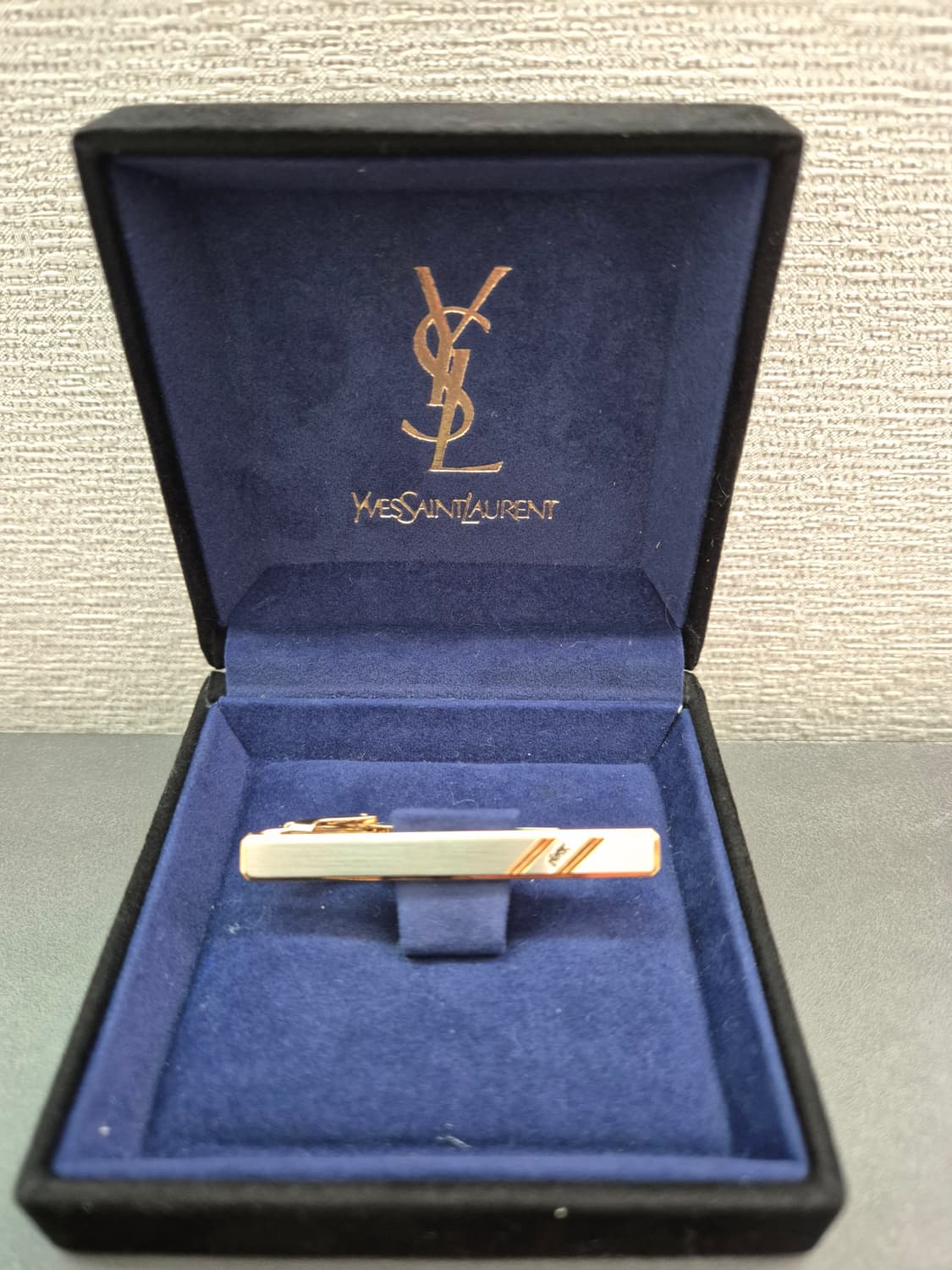 입생로랑 넥타이핀(케이스 포함) 상품이미지1