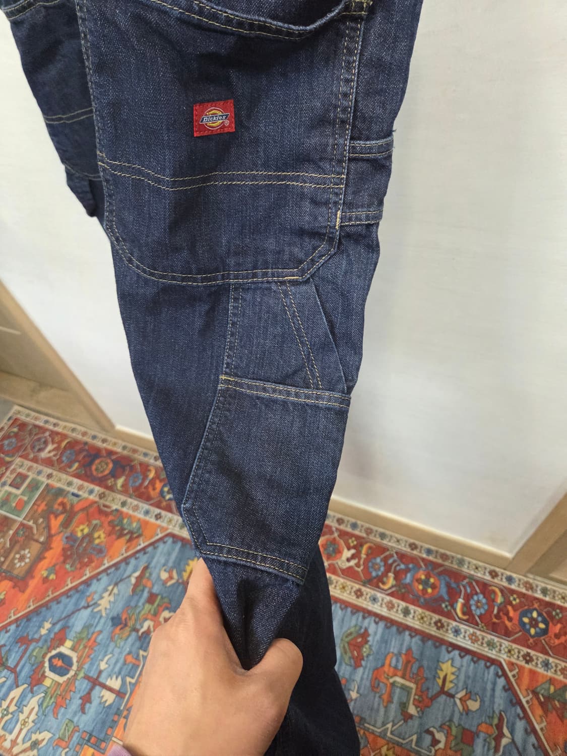 디키즈 썸머 카펜터 오버롤 데님팬츠 xl 상품이미지5