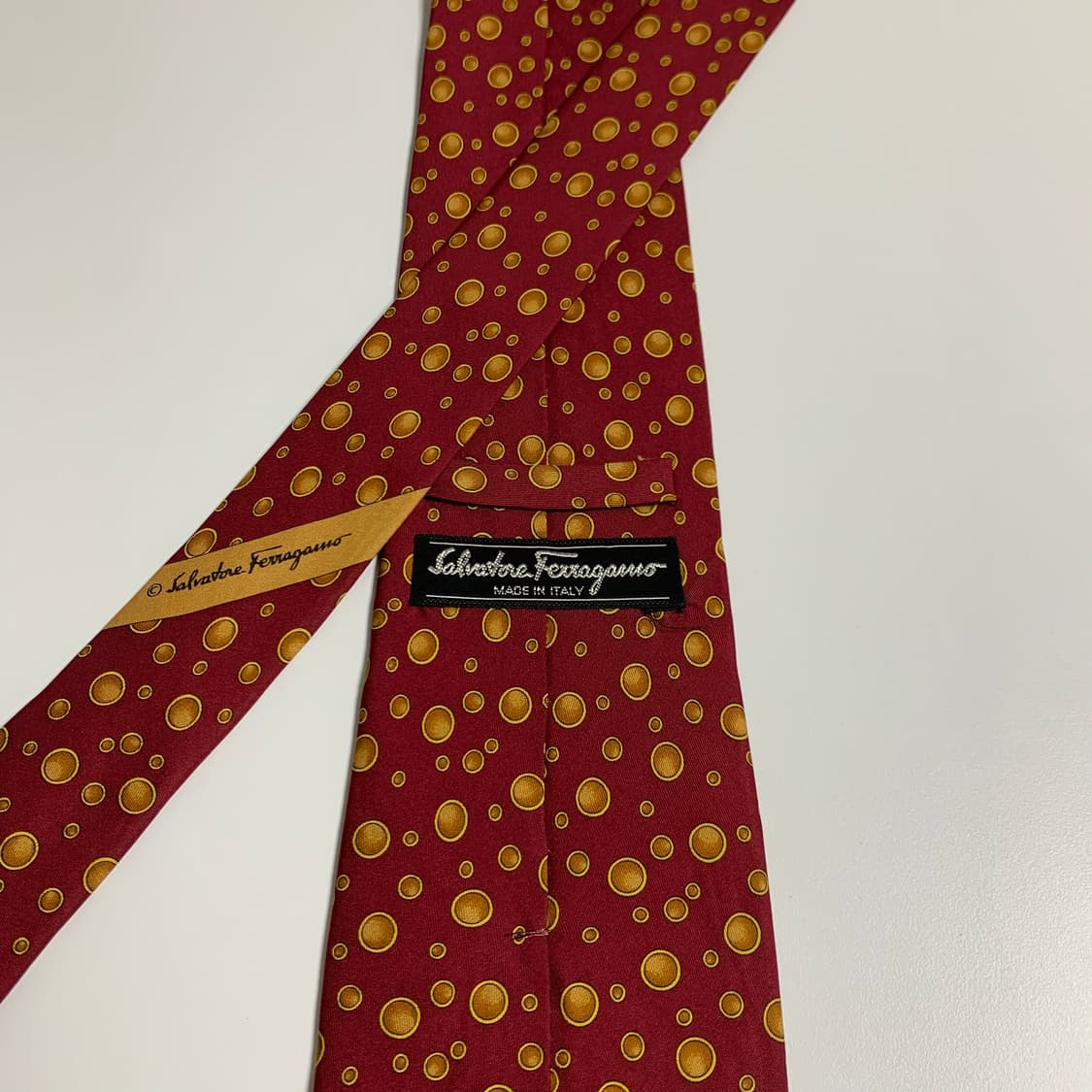 살바토레 페레가모 명품넥타이 100실크 최상급 9cm 상품이미지5