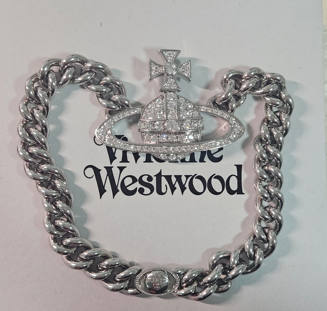 초희귀 비비안웨스트우드 네이사 체인 목걸이 상품이미지1