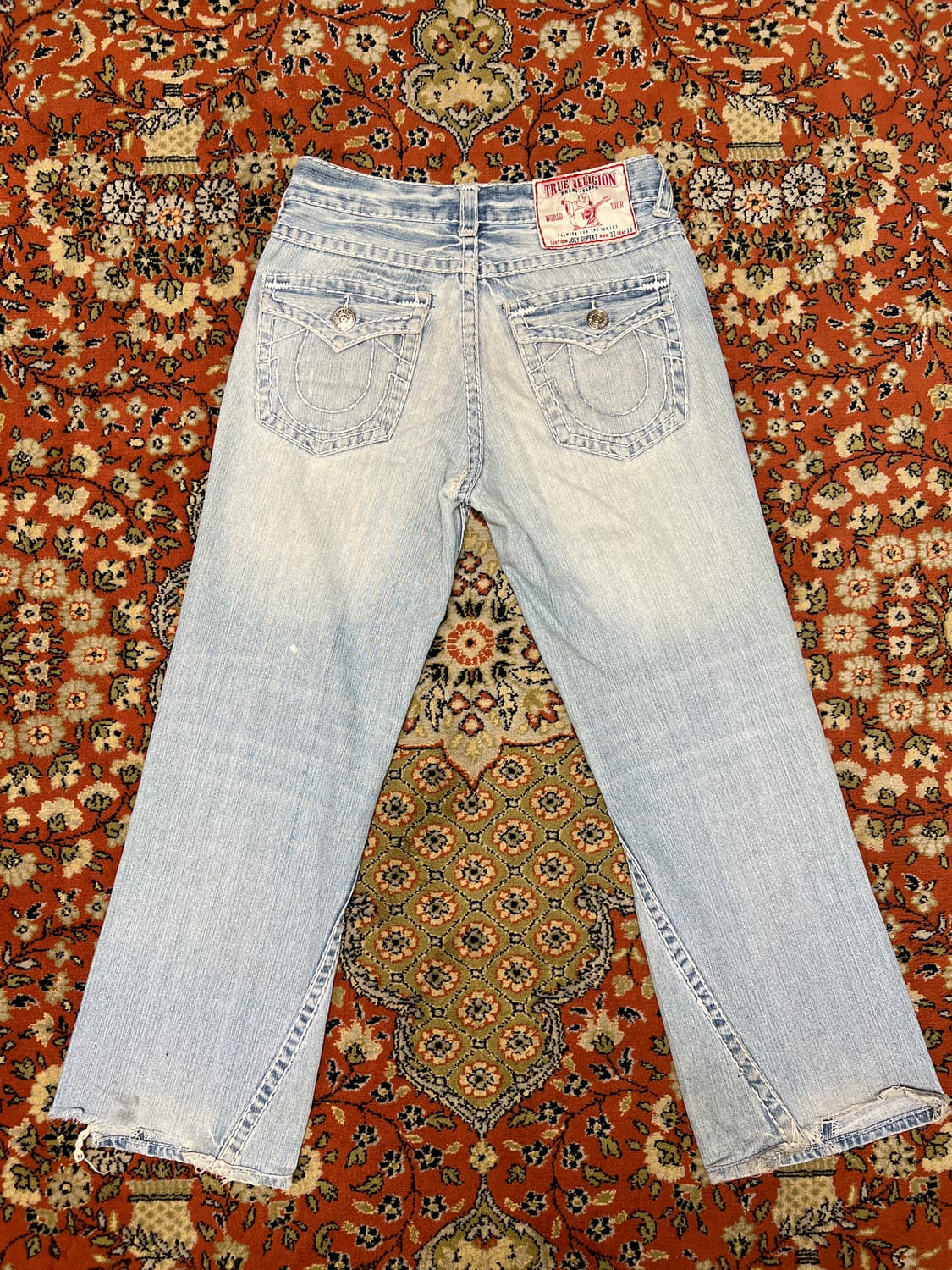 [32] 트루릴리전 조이 슈퍼T 부츠컷 연청 데님팬츠  상품이미지2